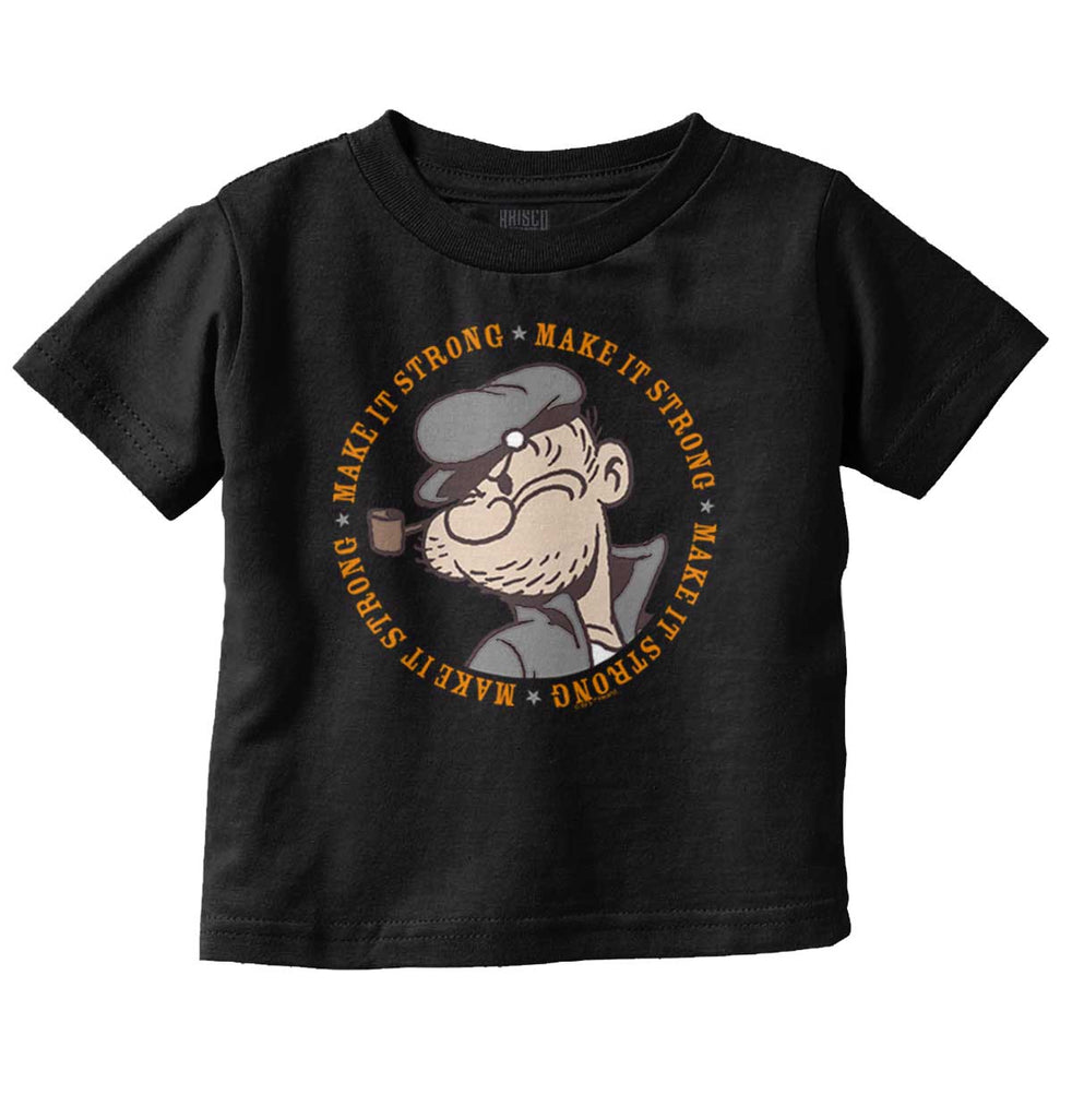 Make It Strong Infant Toddler T Shirt-Direct To Garment Print-Brisco Baby