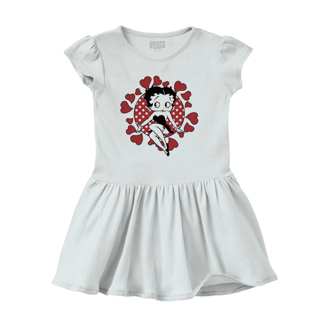 Vintage Betty Solid Baby Infant Dress-Direct To Garment Print-Brisco Baby