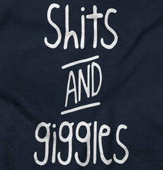 Shits and Giggles Infant Toddler T Shirt-Direct To Garment Print-Brisco Baby