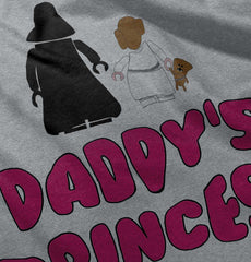 Daddy's Princess Romper Bodysuit-Direct To Garment Print-Brisco Baby