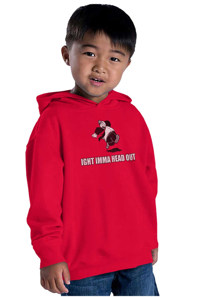Imma Head Out Toddler Pullover Hoodie-Direct To Garment Print-Brisco Baby