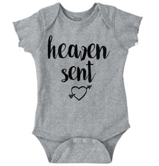 Heaven Sent Romper Bodysuit-Direct To Garment Print-Brisco Baby