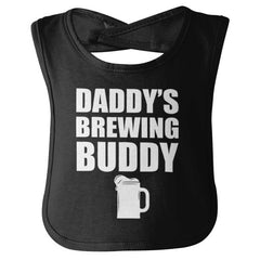 Brewing Buddy Infant Baby Bib-Direct To Garment Print-Brisco Baby