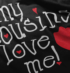 Cousins Love Me Toddler Baseball-Direct To Garment Print-Brisco Baby