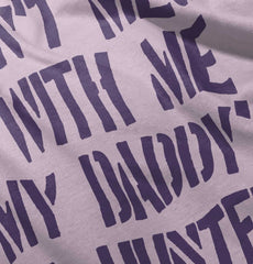 Daddy's A hunter Romper Bodysuit-Direct To Garment Print-Brisco Baby