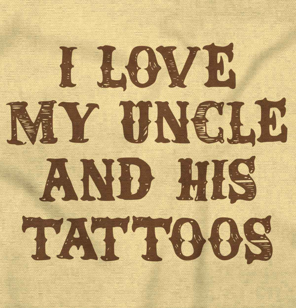 Uncle's Tattoos Romper Bodysuit-Direct To Garment Print-Brisco Baby