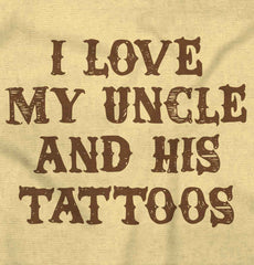 Uncle's Tattoos Romper Bodysuit-Direct To Garment Print-Brisco Baby