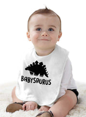 Babysaurus Infant Baby Bib-Direct To Garment Print-Brisco Baby