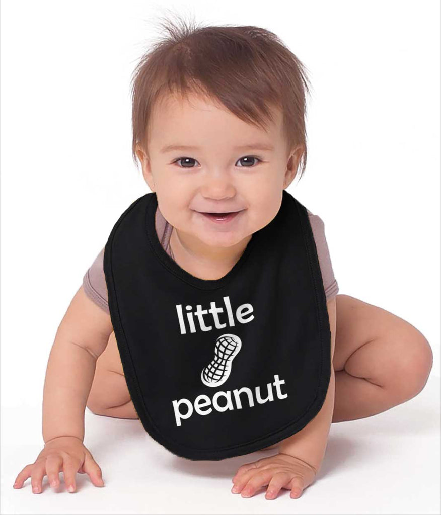 Little Peanut Infant Baby Bib-Direct To Garment Print-Brisco Baby