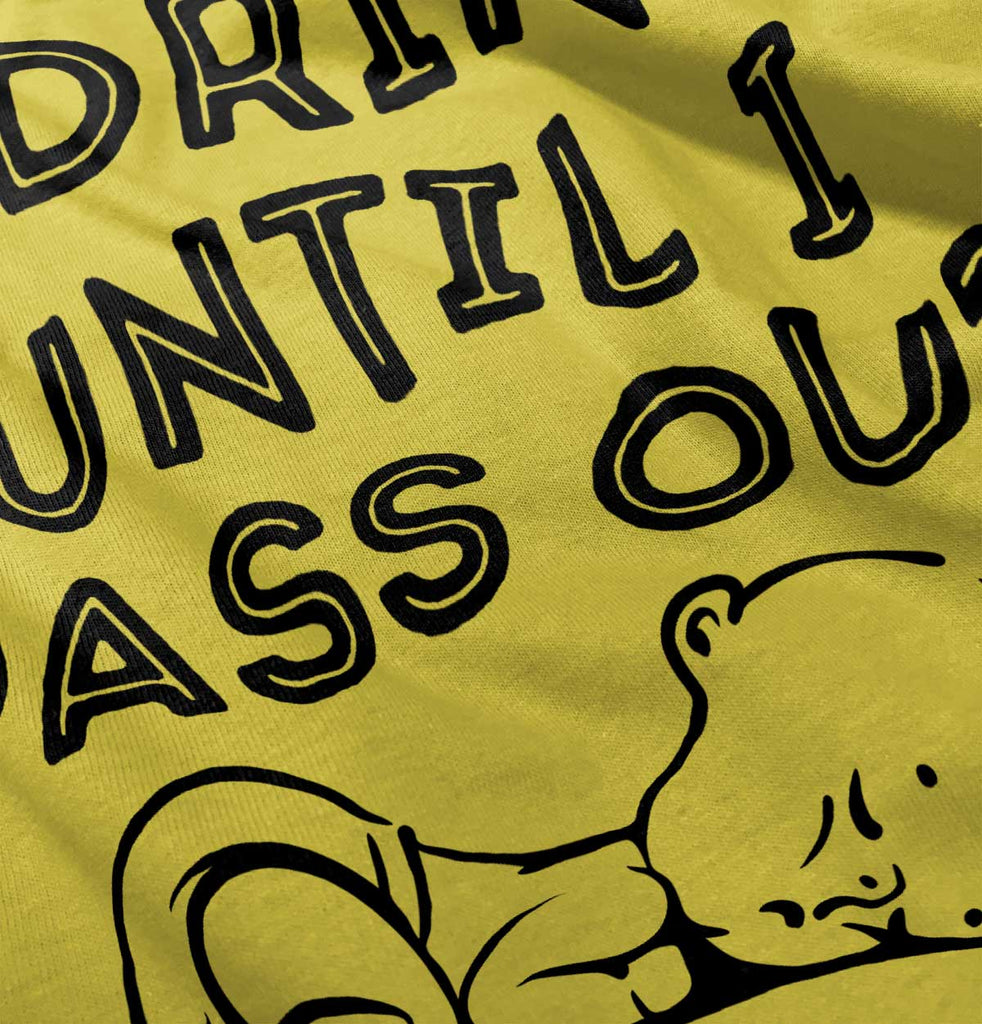 Until I Pass Out Romper Bodysuit-Direct To Garment Print-Brisco Baby