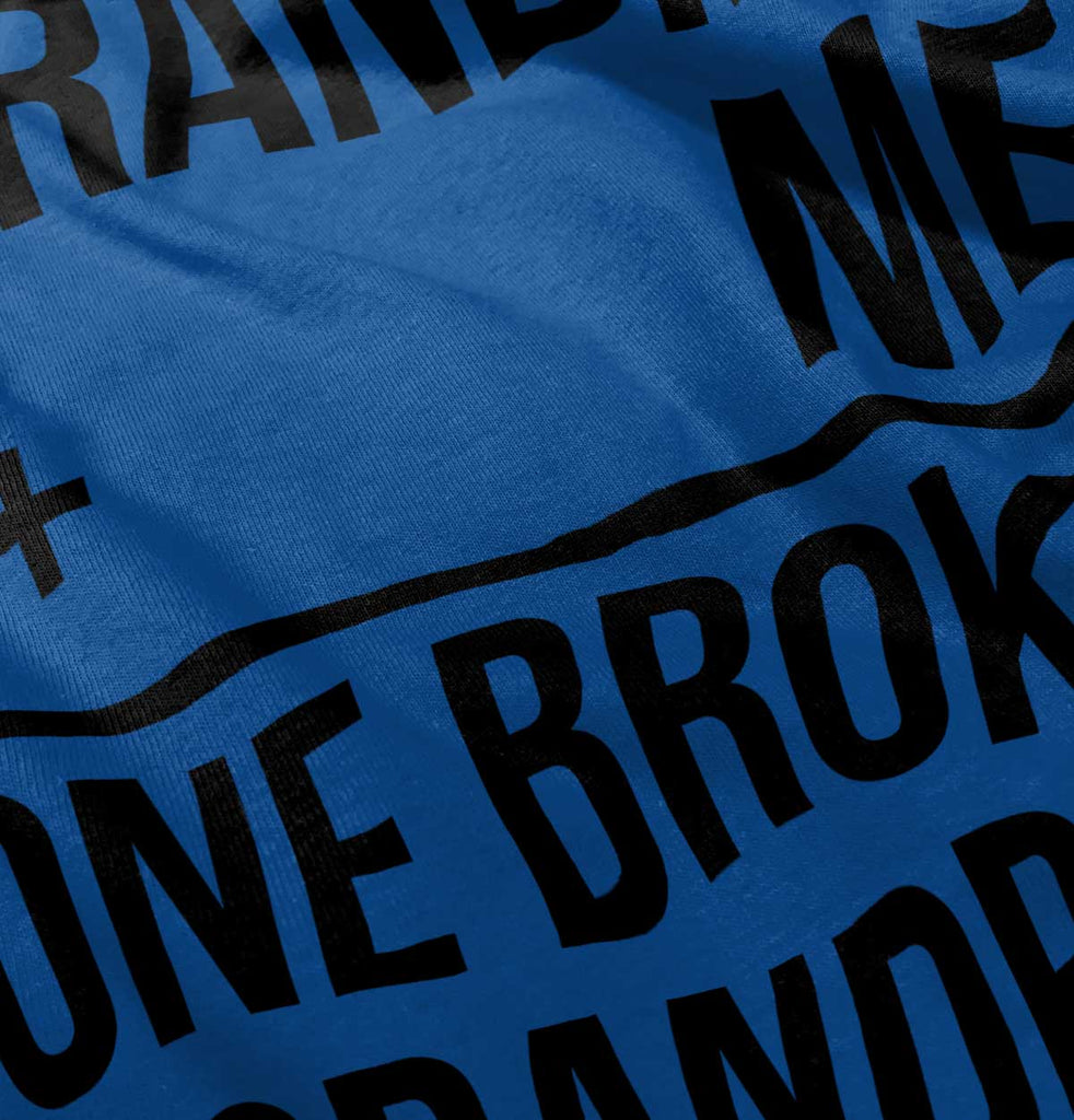 One Broke Grandpa Infant Toddler T Shirt-Direct To Garment Print-Brisco Baby