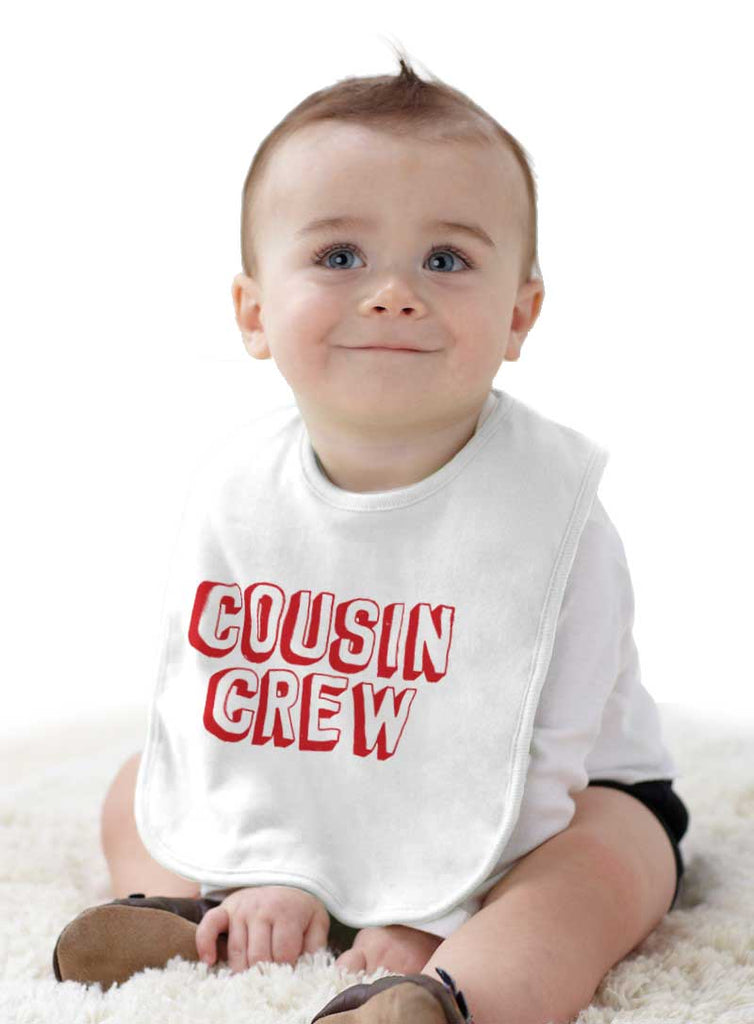 Cousin Crew Infant Baby Bib-Direct To Garment Print-Brisco Baby