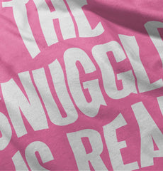 Snuggle Is Real Baby Polka Dot Skirt Dress-Direct To Garment Print-Brisco Baby