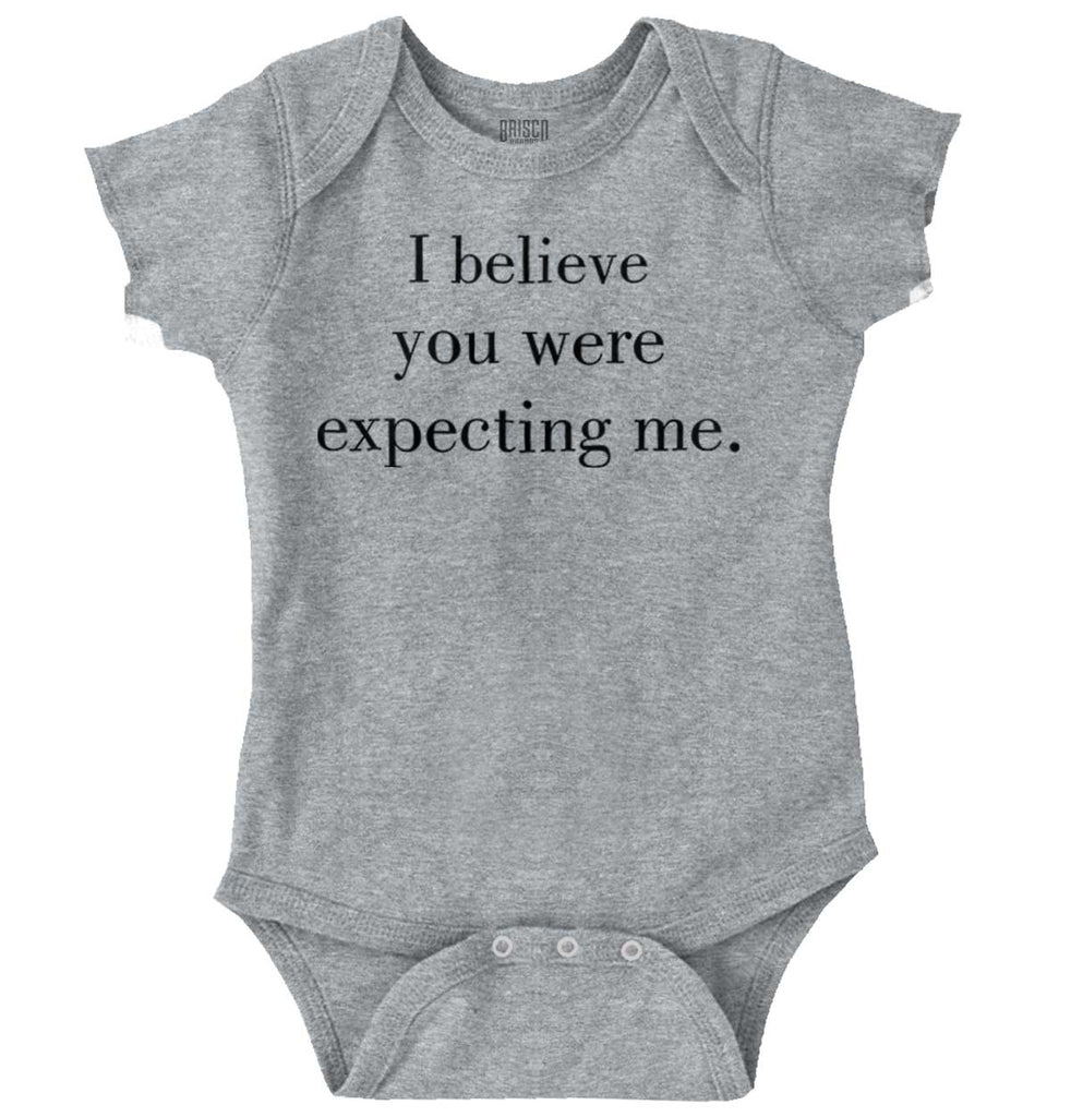 Expecting Me Romper Bodysuit-Direct To Garment Print-Brisco Baby