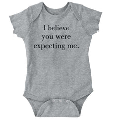 Expecting Me Romper Bodysuit-Direct To Garment Print-Brisco Baby
