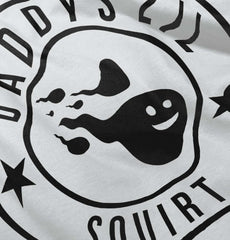 Daddy's Lil Squirt Infant Baby Bib-Direct To Garment Print-Brisco Baby