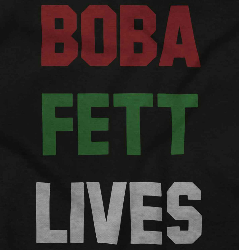 Boba Fett Lives Romper Bodysuit-Direct To Garment Print-Brisco Baby