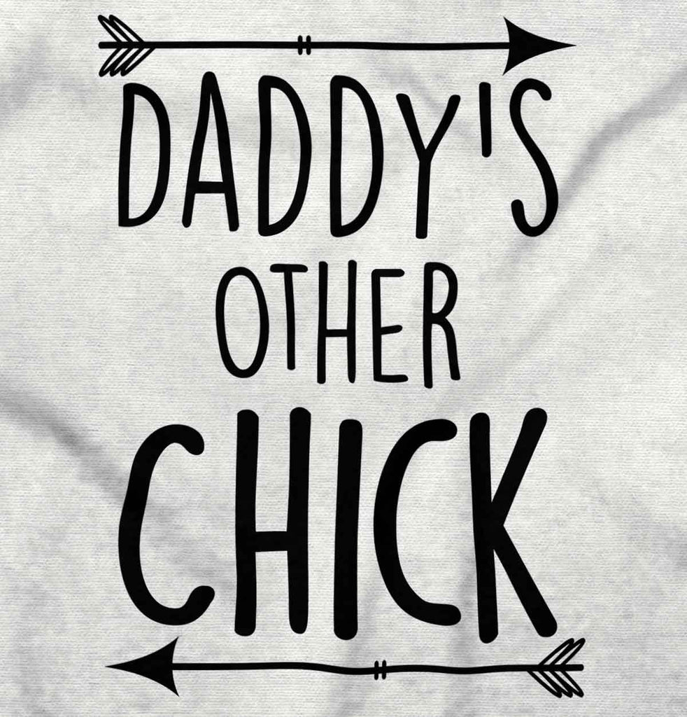 Daddy's Other Chick Infant Baby Bib-Direct To Garment Print-Brisco Baby