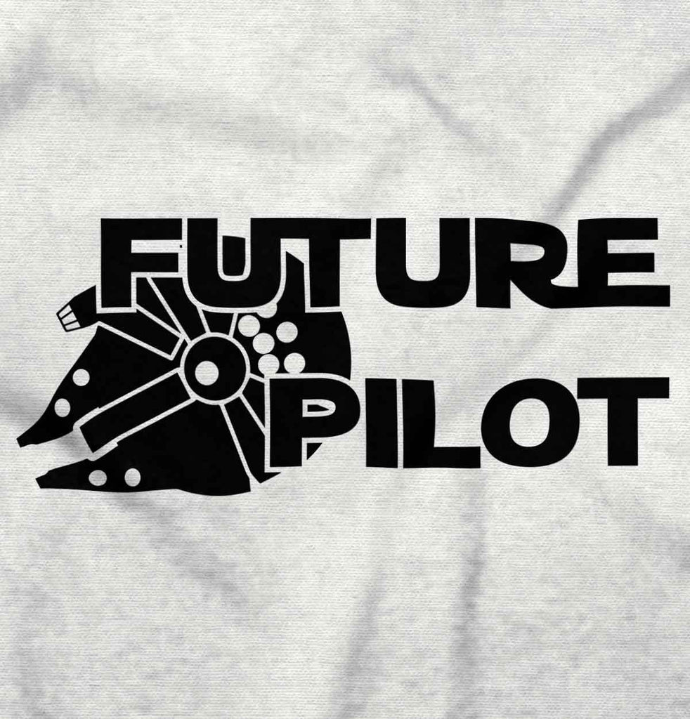 Future Pilot Infant Baby Bib-Direct To Garment Print-Brisco Baby