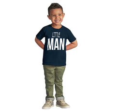 Little Man Infant Toddler T Shirt-Direct To Garment Print-Brisco Baby
