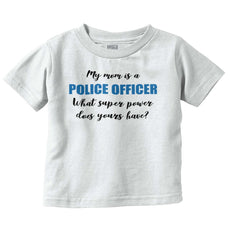 Mom Police Officer Infant Toddler T Shirt-Direct To Garment Print-Brisco Baby