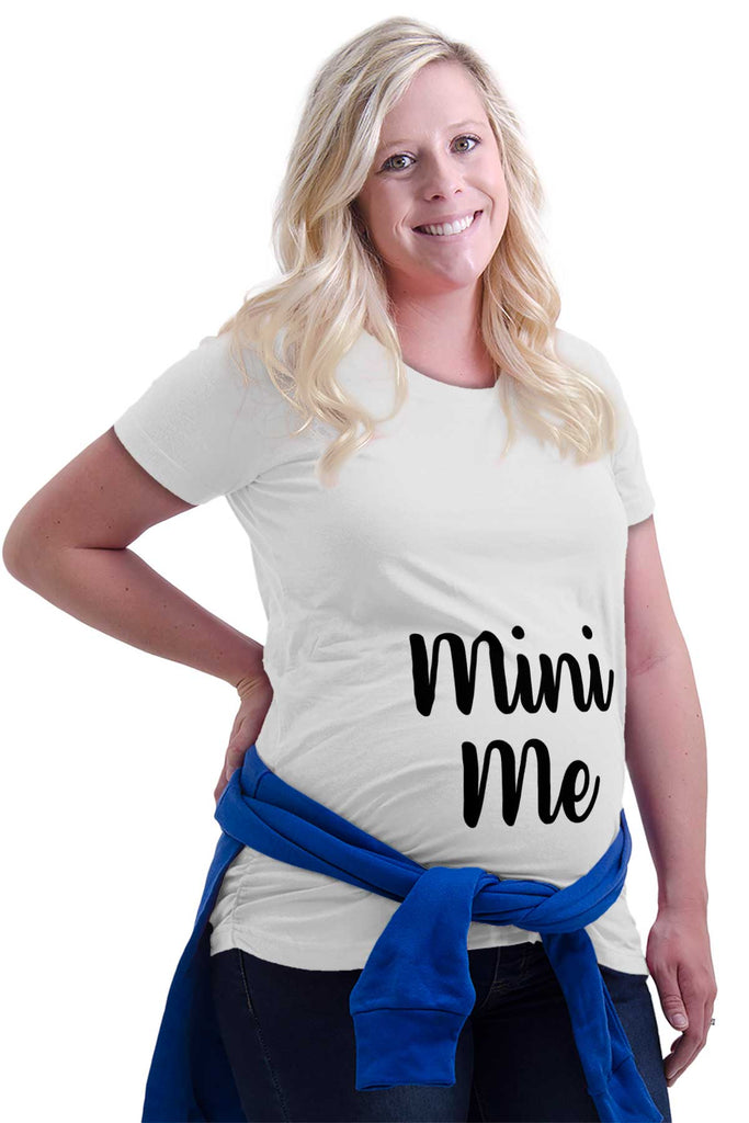 Mini Me Maternity T-Shirt-Direct To Garment Print-Brisco Baby
