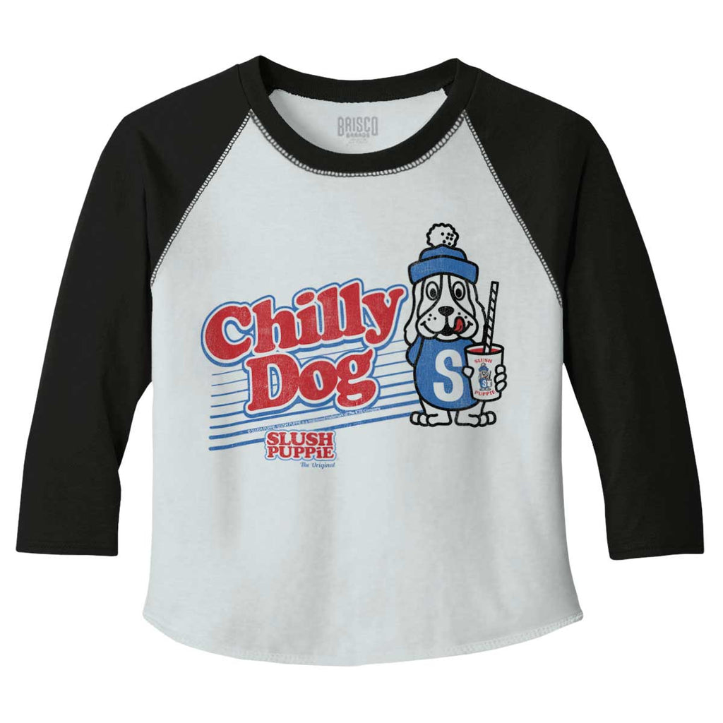 Chilly Dog Toddler Baseball-Direct To Garment Print-Brisco Baby