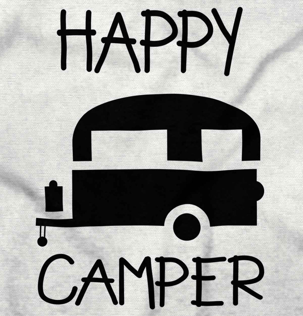 Happy Camper Infant Toddler T Shirt-Direct To Garment Print-Brisco Baby