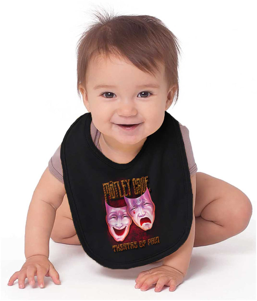 Theatre of Pain Infant Baby Bib-Direct To Garment Print-Brisco Baby
