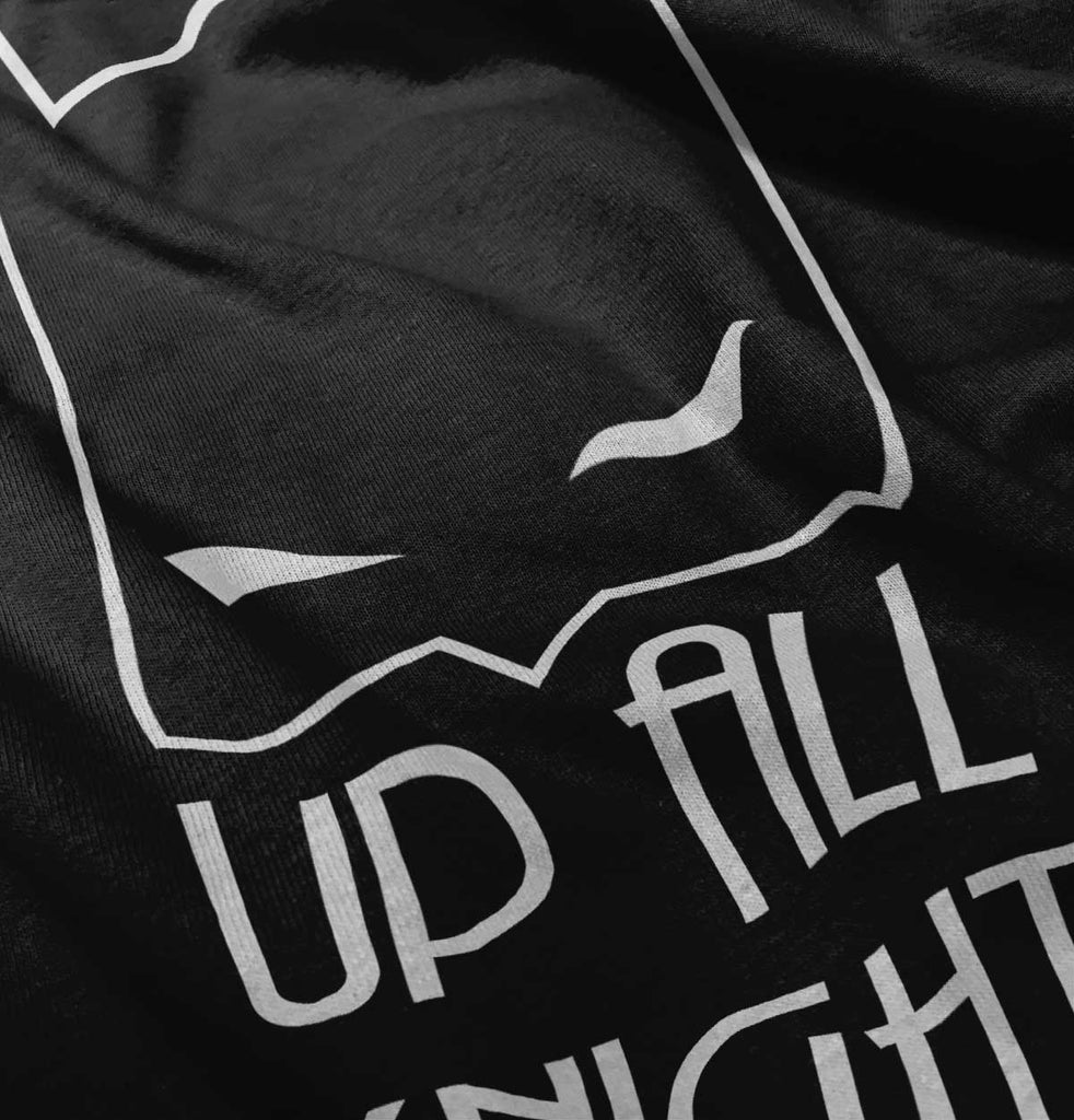 Up All Knight Infant Toddler T Shirt-Direct To Garment Print-Brisco Baby