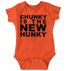New Hunky Romper Bodysuit-Direct To Garment Print-Brisco Baby
