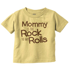 Rock To My Rolls Infant Toddler T Shirt-Direct To Garment Print-Brisco Baby