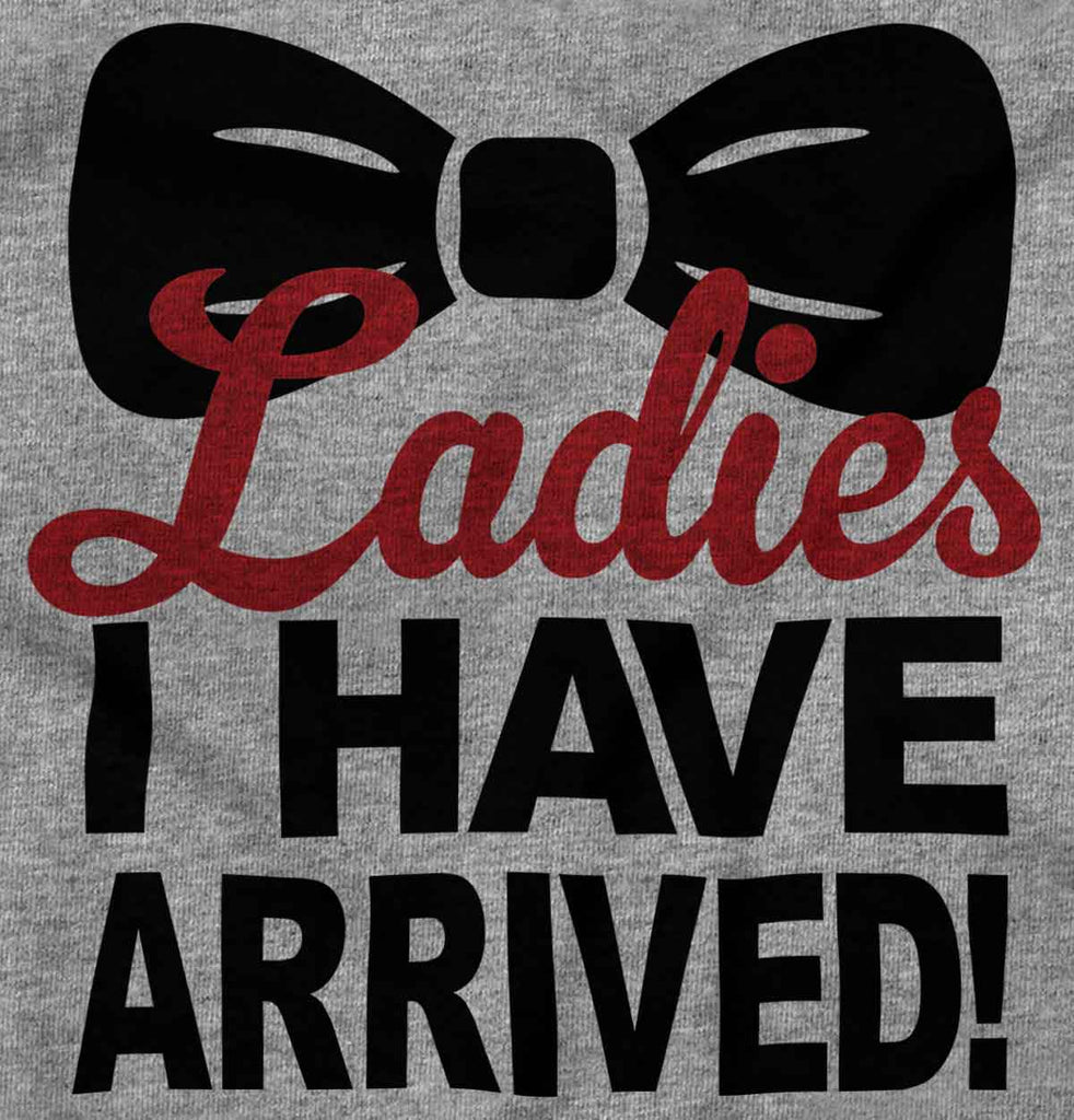 Ladies Bow Tie Romper Bodysuit-Direct To Garment Print-Brisco Baby