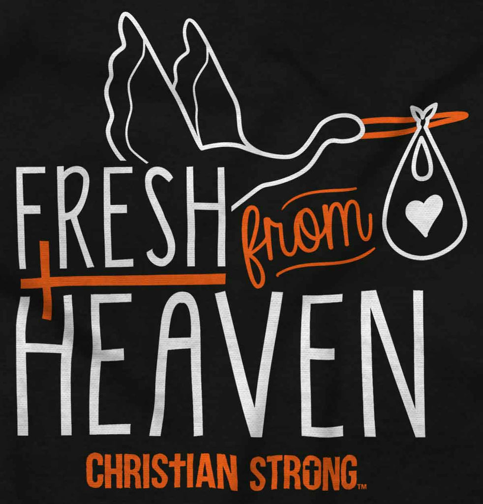 Fresh From Heaven Romper Bodysuit-Direct To Garment Print-Brisco Baby