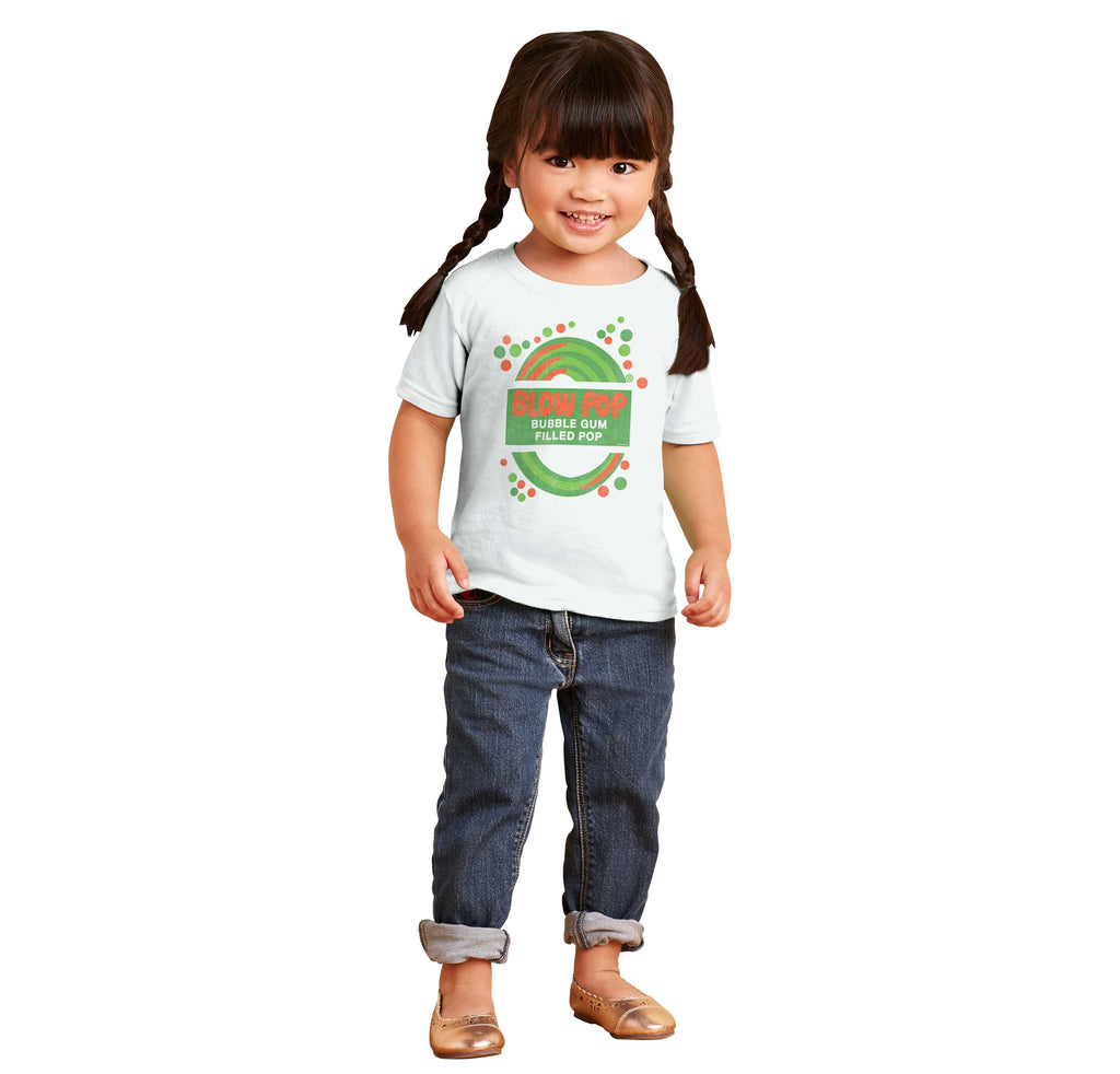Blow Pop Bubble Gum Infant Toddler T Shirt-Direct To Garment Print-Brisco Baby