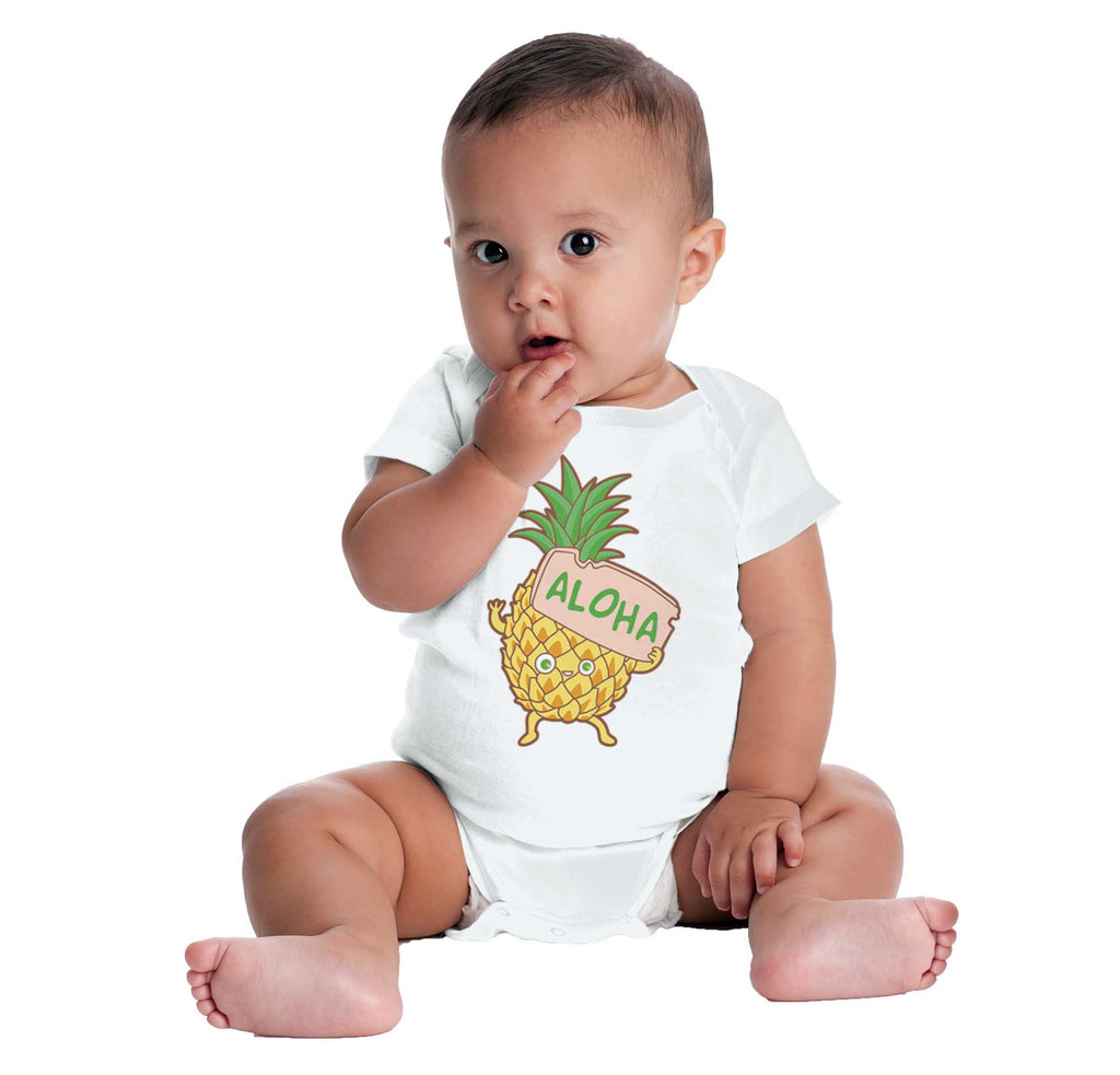 Aloha Romper Bodysuit-Direct To Garment Print-Brisco Baby