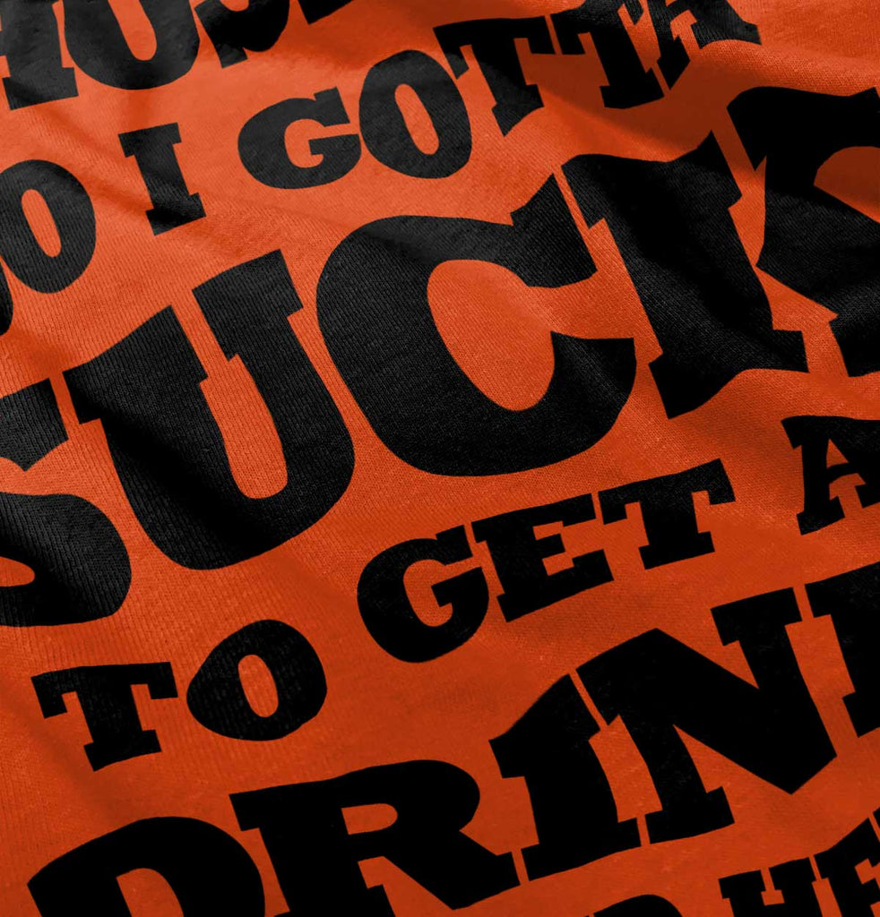 Get A Drink Romper Bodysuit-Direct To Garment Print-Brisco Baby