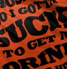 Get A Drink Romper Bodysuit-Direct To Garment Print-Brisco Baby