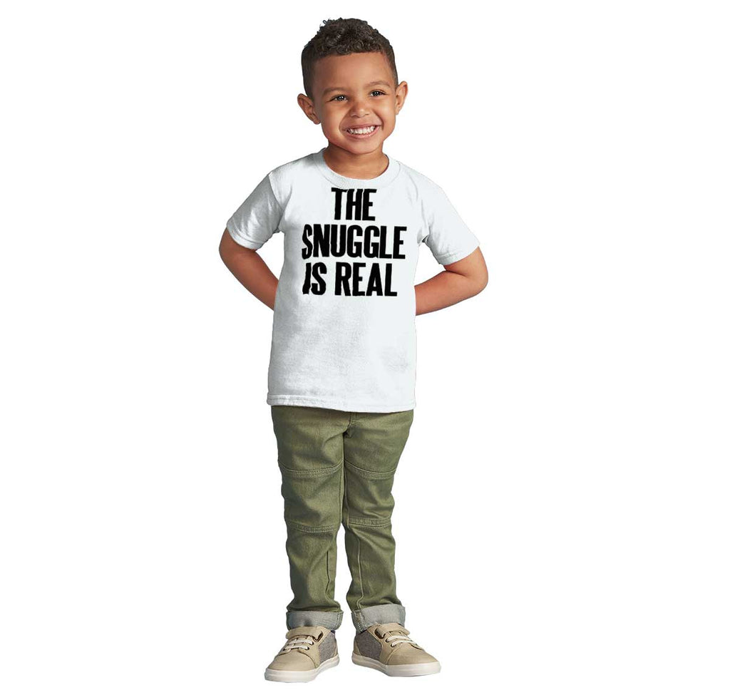 Snuggle Is Real Infant Toddler T Shirt-Direct To Garment Print-Brisco Baby