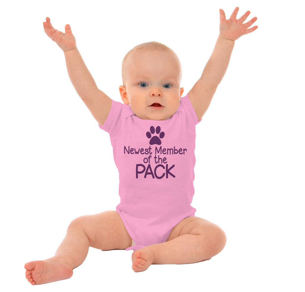 Member of the Pack Romper Bodysuit-Direct To Garment Print-Brisco Baby