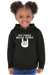 Rock Shirt Toddler Pullover Hoodie-Direct To Garment Print-Brisco Baby