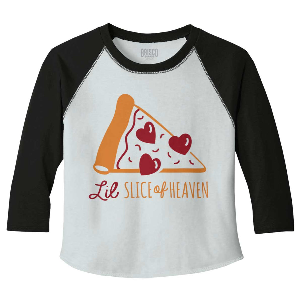 Slice Of Heaven Toddler Baseball-Direct To Garment Print-Brisco Baby