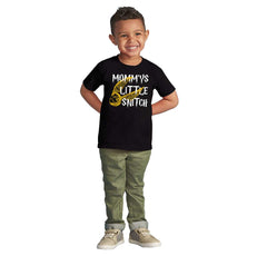 Mommy's Little Snitch Infant Toddler T Shirt-Direct To Garment Print-Brisco Baby