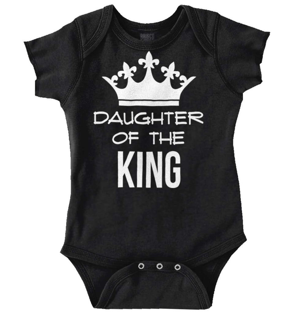 King's Daughter Romper Bodysuit-Direct To Garment Print-Brisco Baby