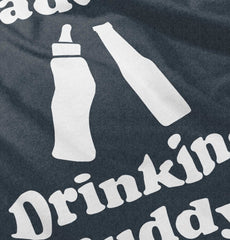 Drinking Buddy Football Romper Bodysuit-Direct To Garment Print-Brisco Baby