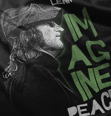 Imagine Peace Infant Baby Bib-Direct To Garment Print-Brisco Baby