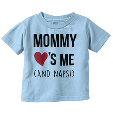 Mommy Loves Me Infant Toddler T Shirt-Direct To Garment Print-Brisco Baby