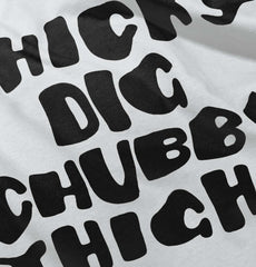 Chubby Thighs Infant Baby Bib-Direct To Garment Print-Brisco Baby