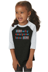 Everyone Loves Icee Toddler Baseball-Direct To Garment Print-Brisco Baby
