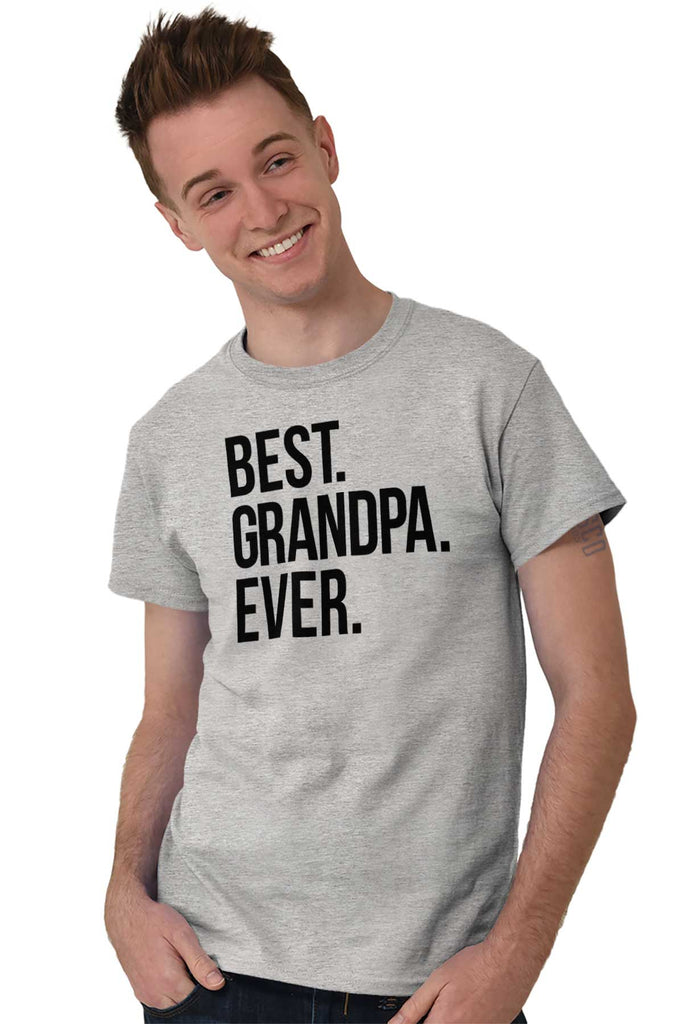 Best Grandpa Ever T Shirt-Direct To Garment Print-Brisco Baby